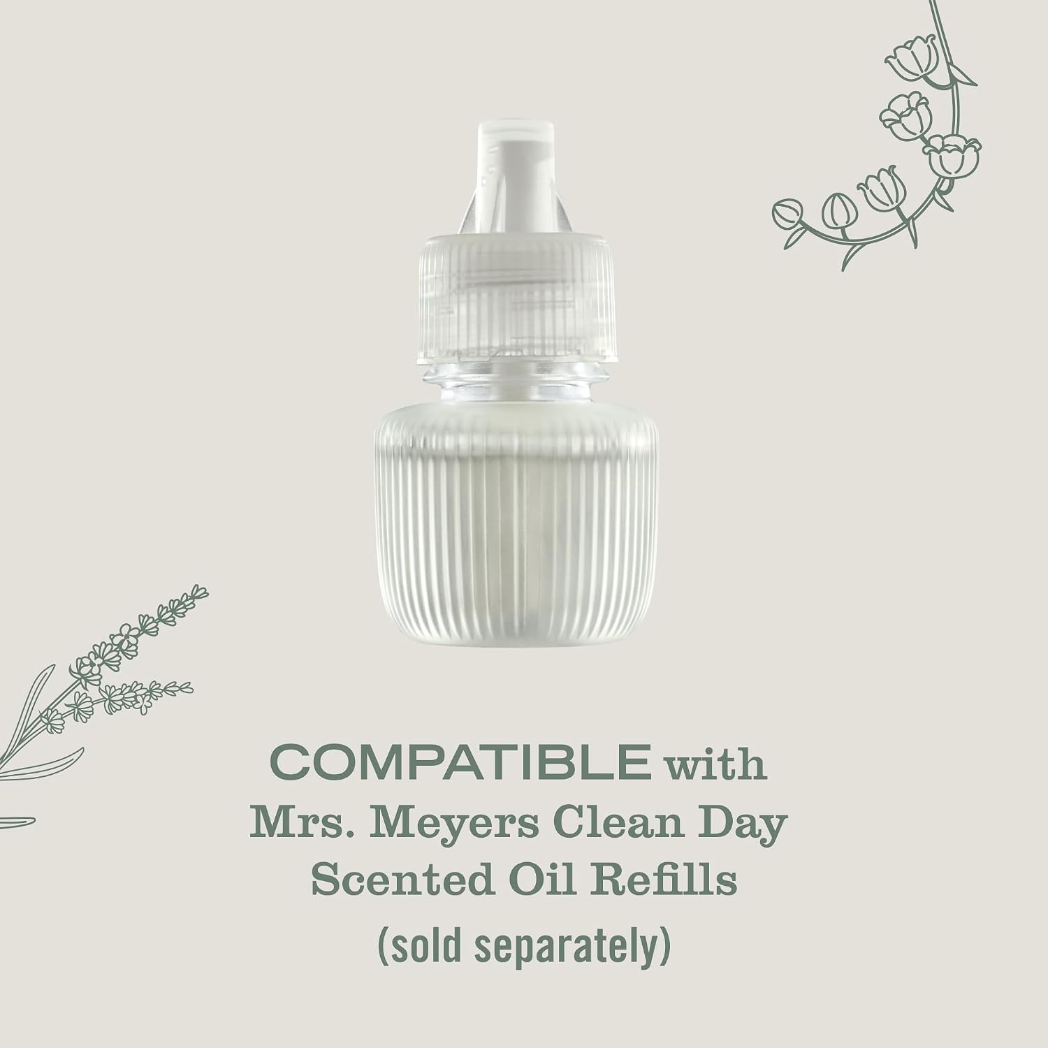 image:imageMRS MEYERS CLEAN DAY Scented Oil Lavender 1 Warmer and RefillUnscented
