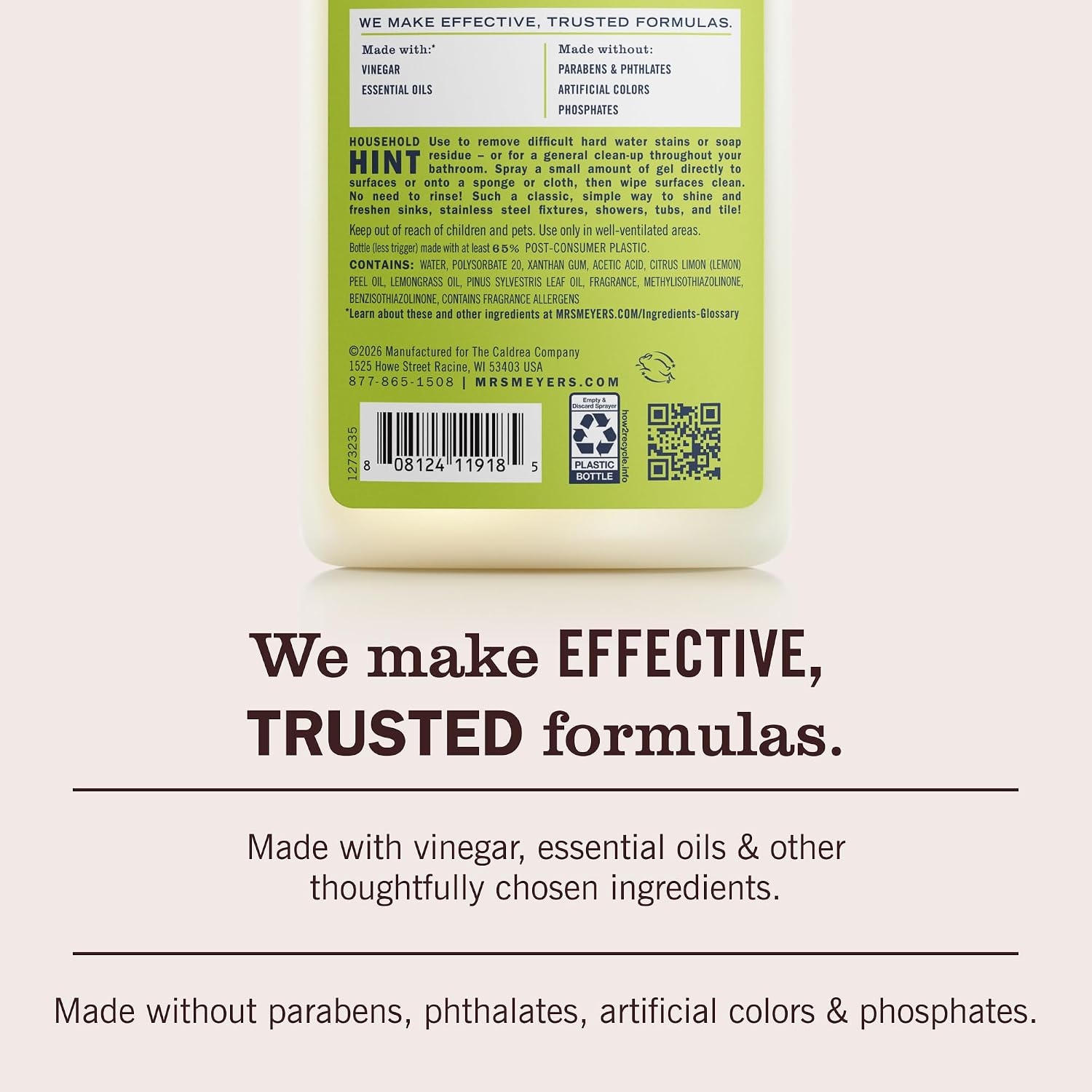 image:imageMRS MEYERS CLEAN DAY Vinegar Gel Cleaning Spray Lemon Verbena 16 fl ozLemon Verbena