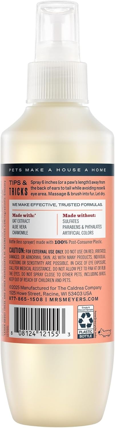 image:imageMRS MEYERS Clean Day 3 in 1 Dog Shampoo White Peach Scent 14ozWhite Peach