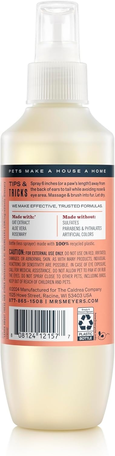image:imageMRS MEYERS Clean Day Cat Deodorizing Spray Sweet Chamomile Scent 8ozWhite Peach