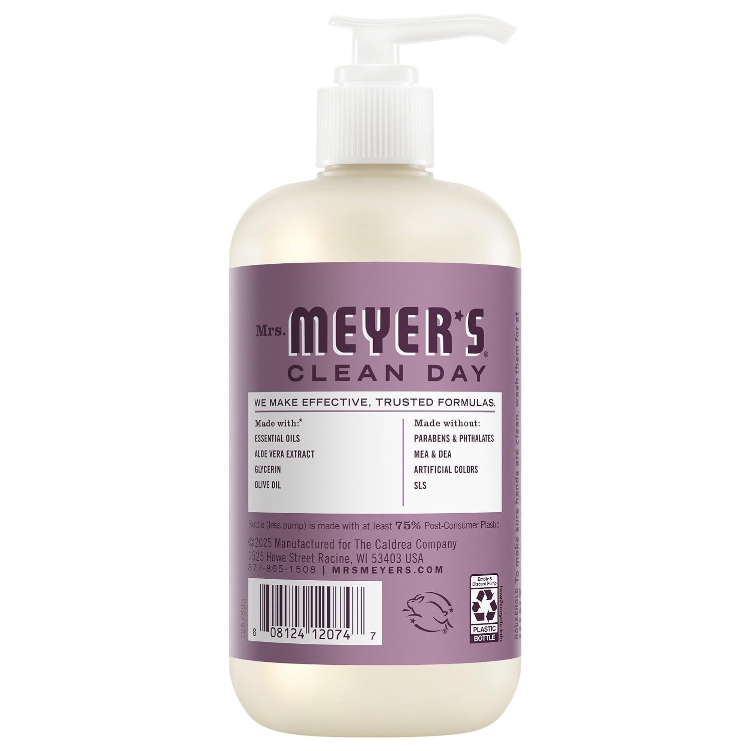 image:imageMrs MEYERS CLEAN DAY Hand Soap Elderberry Scent 125 Fl Oz Bottle125 Fl Oz Pack of 1