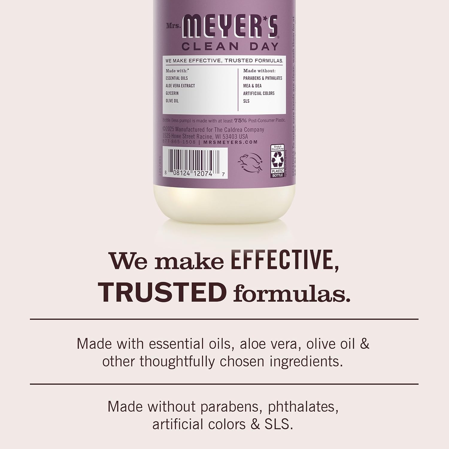 image:imageMrs MEYERS CLEAN DAY Hand Soap Elderberry Scent 125 Fl Oz Bottle125 Fl Oz Pack of 3
