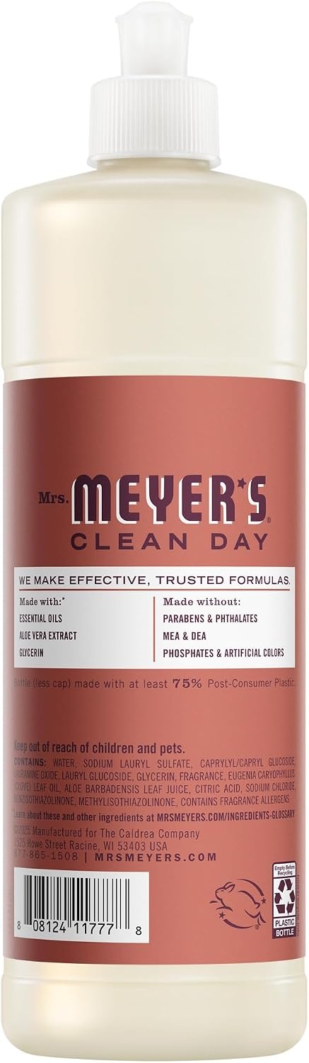 image:imageMrs MEYERS CLEAN DAY Liquid Dish Soap Elderberry 16 fl ozFall Leaves