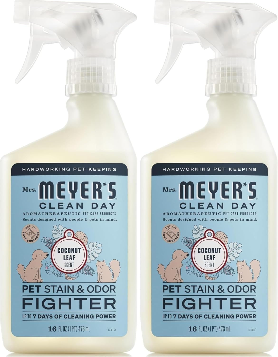 image:imageMrs MEYERS CLEAN DAY Pet Stain amp Odor Fighter Coconut Leaf Scent 16ozCoconut Leaf