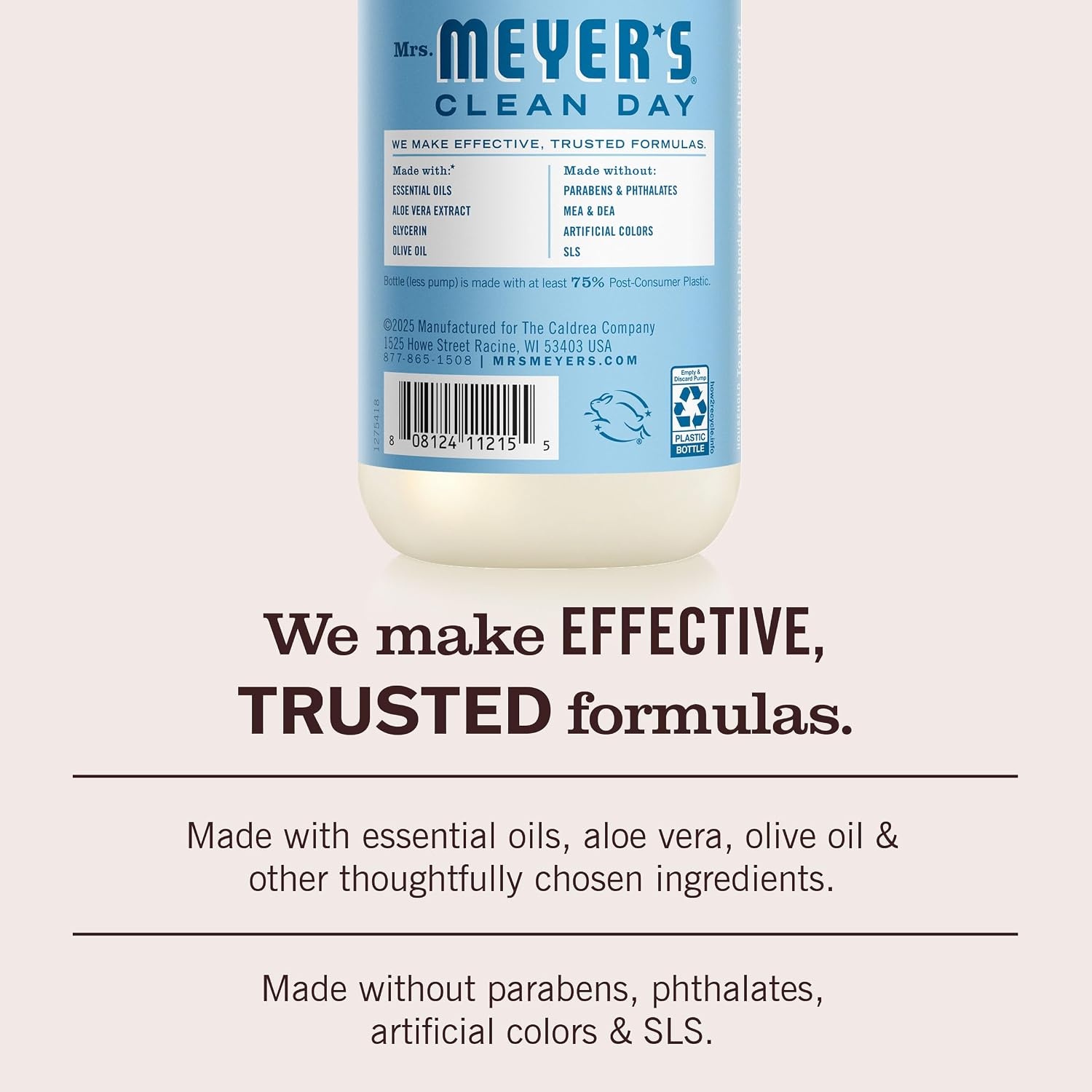 image:imageMrs Meyers Clean Day Hand Soap Rain Water Scent 125 Fl Oz