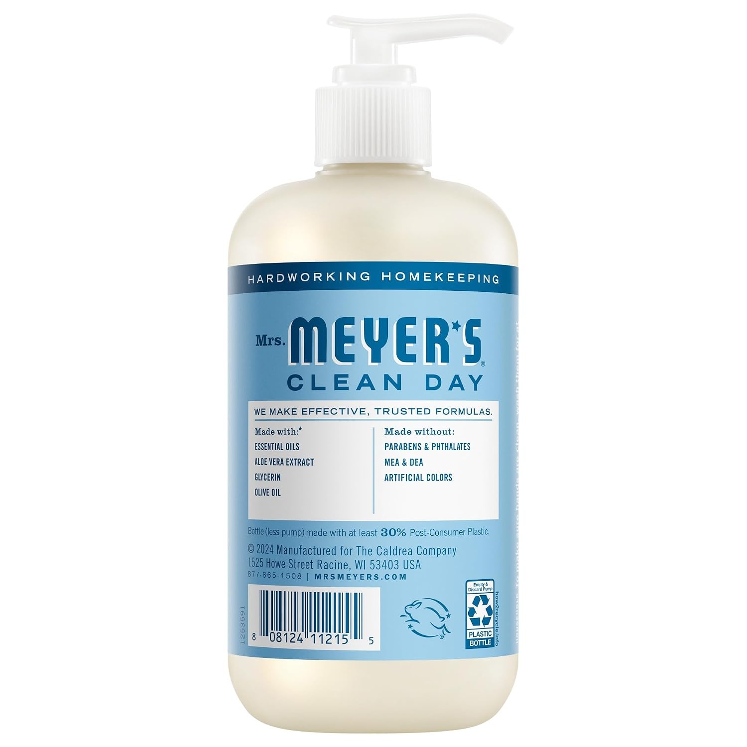 image:imageMrs Meyers Clean Day Hand Soap Rain Water Scent 125 Fl Oz