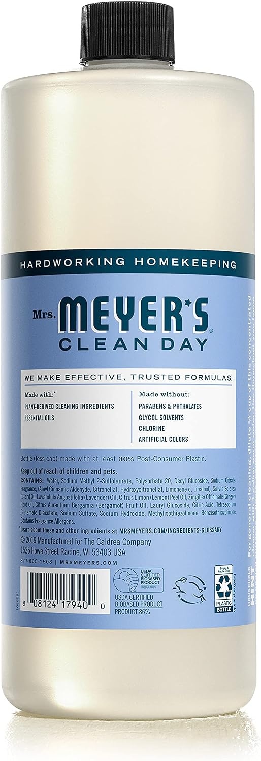 image:imageMrs Meyers MultiSurface Concentrate Lemon Verbena 32 OZ Pack of 2Bluebell