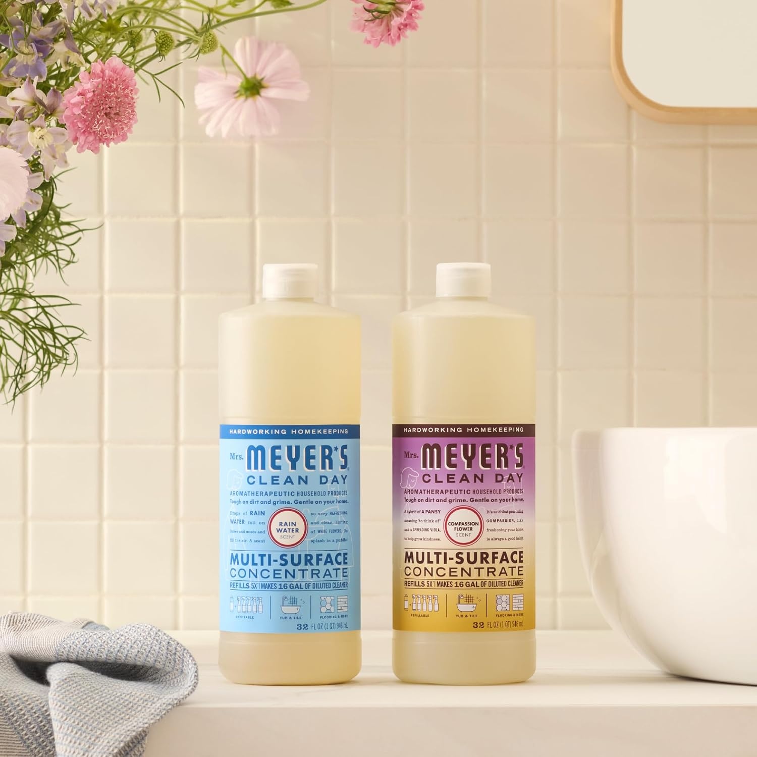 image:imageMrs Meyers MultiSurface Concentrate Lemon Verbena 32 OZ Pack of 2Compassion Flower