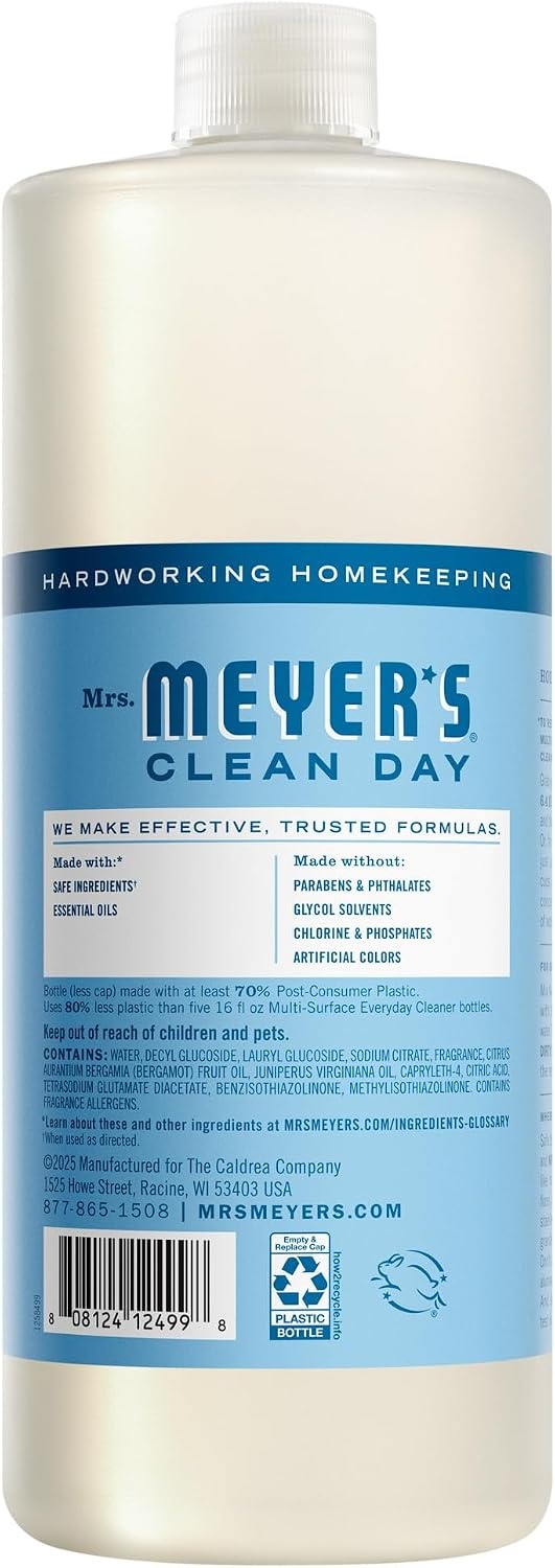 image:imageMrs Meyers MultiSurface Concentrate Lemon Verbena 32 OZ Pack of 2Rain Water