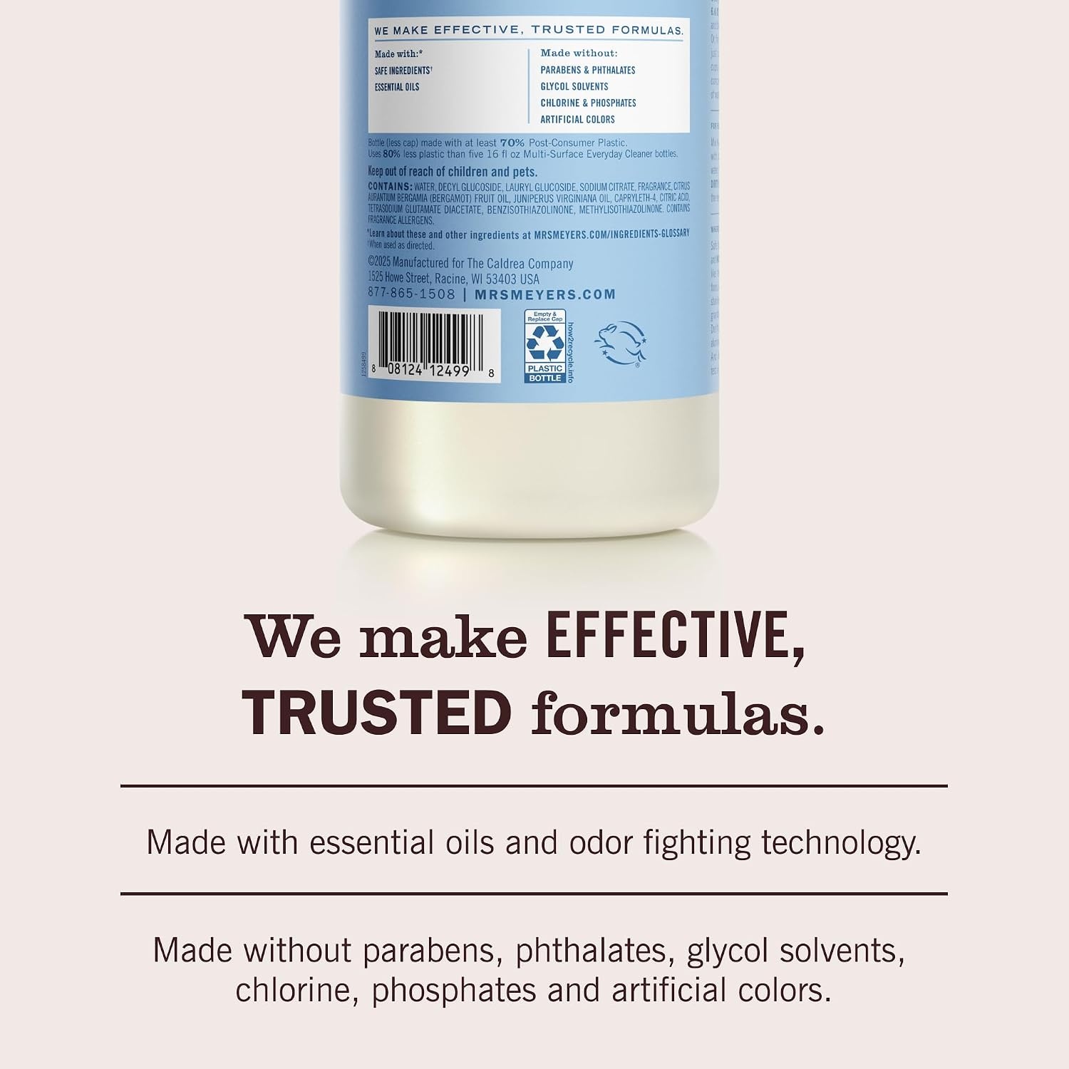 image:imageMrs Meyers MultiSurface Concentrate Lemon Verbena 32 OZ Pack of 2Rain Water