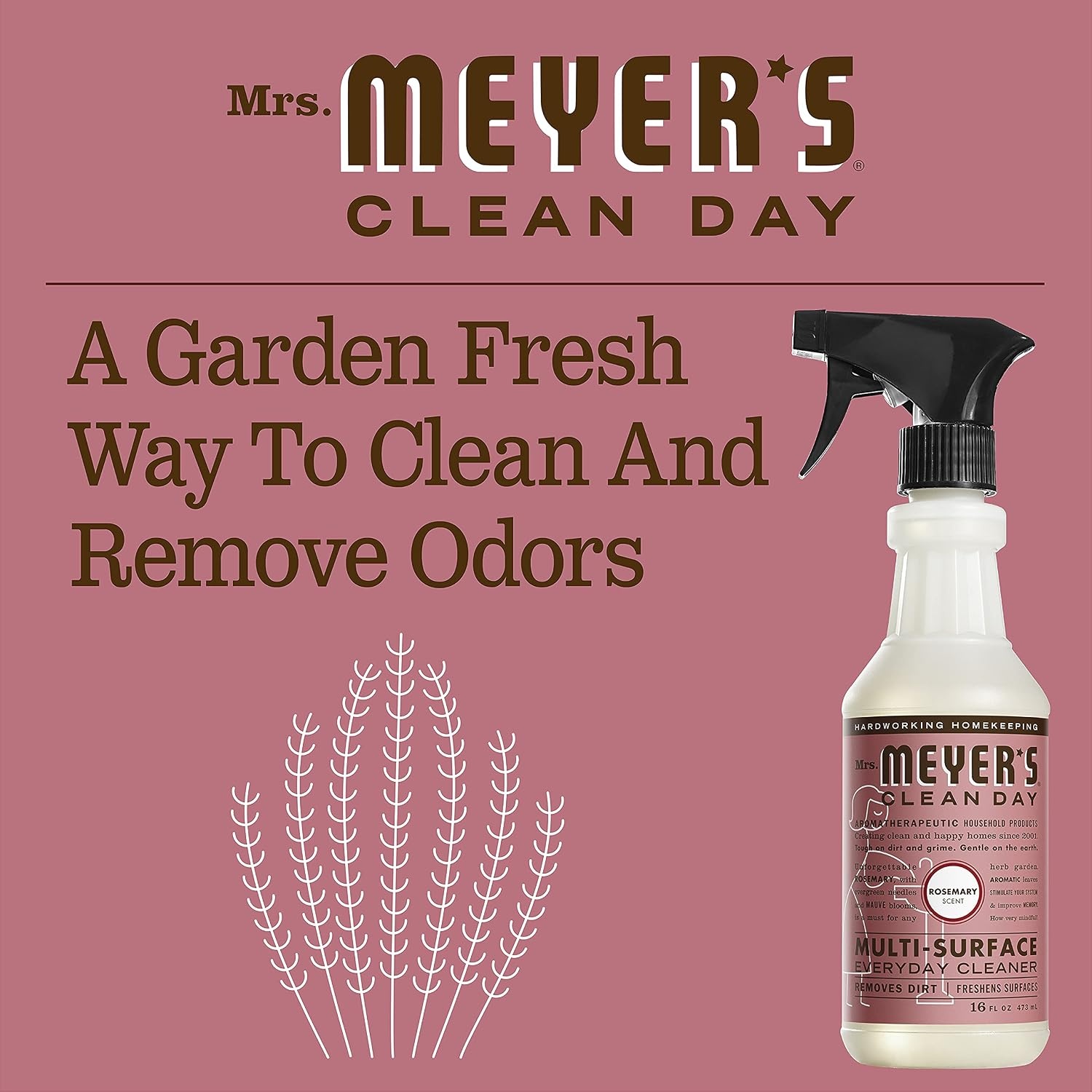 image:imageMrs Meyers MultiSurface Concentrate Lemon Verbena 32 OZ Pack of 2Rosemary