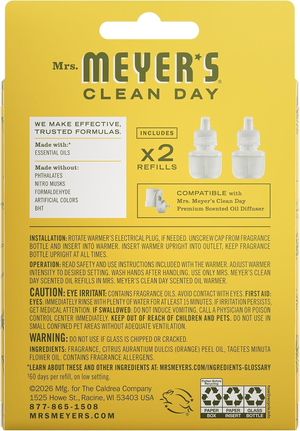 image:imageMrs Meyers Premium Scented Oil Diffuser Kit Refills Bundle Limited Edition Scents Acorn Spice amp Apple CiderDandelion