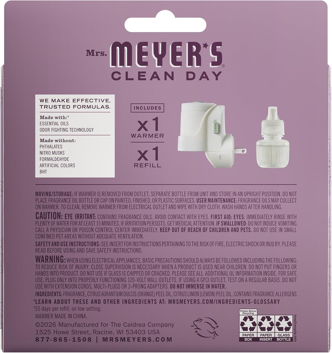 image:imageMrs Meyers Premium Scented Oil Diffuser Kit Refills Bundle Limited Edition Scents Acorn Spice amp Apple CiderElderberry