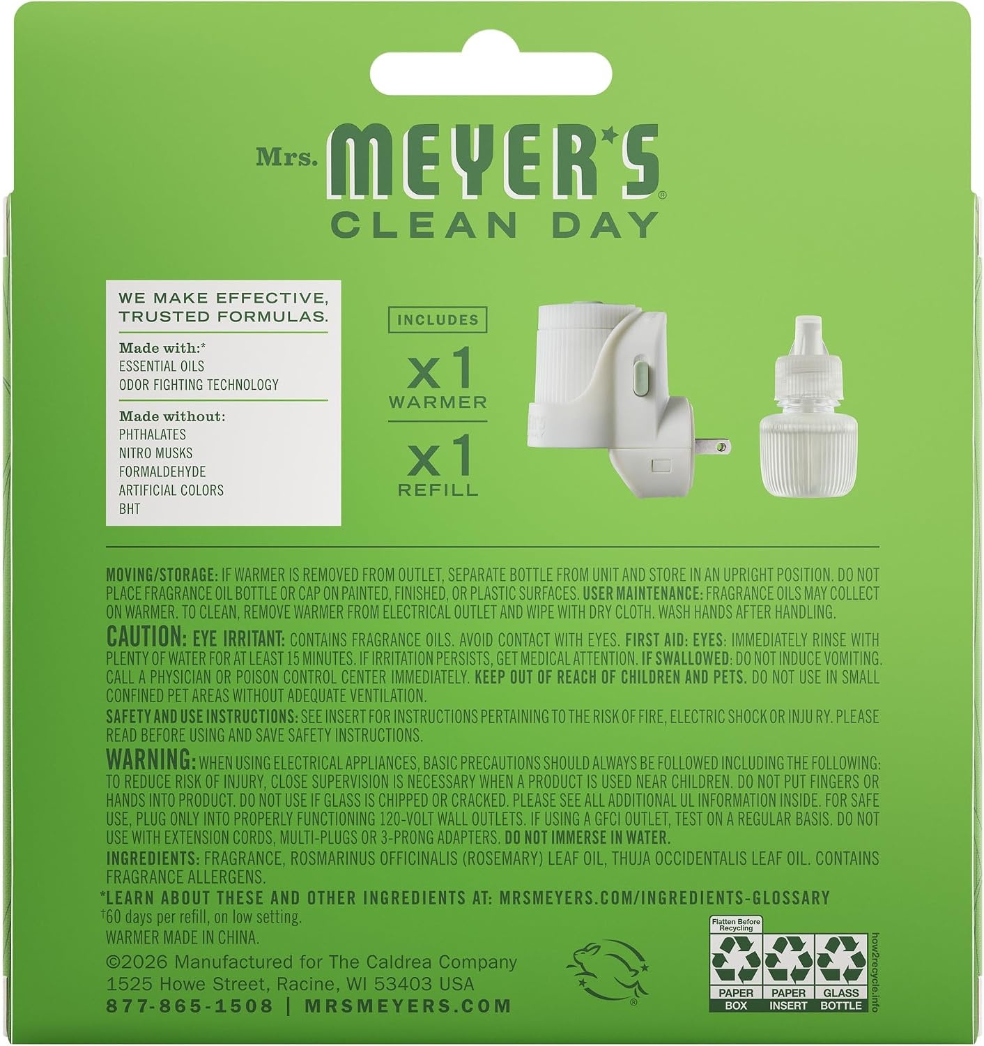 image:imageMrs Meyers Premium Scented Oil Diffuser Kit Refills Bundle Limited Edition Scents Acorn Spice amp Apple CiderFresh Cut Grass