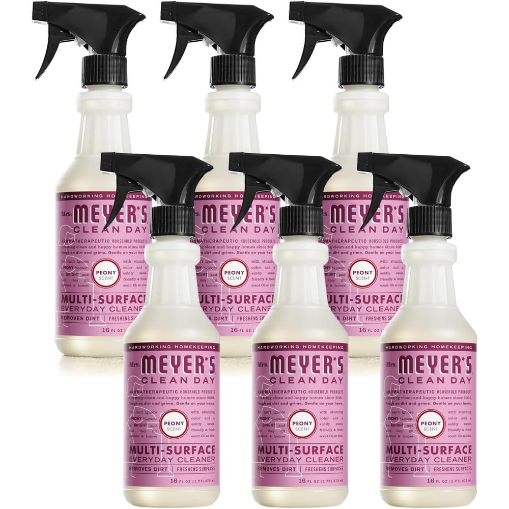 image:imageMRS MEYERS CLEAN DAY AllPurpose Cleaner Spray Peony 16 fl oz Pack of 6