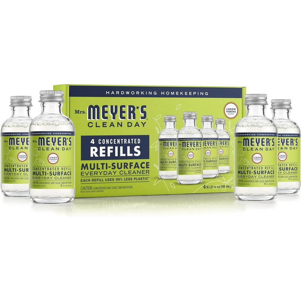 image:imageMRS MEYERS CLEAN DAY Cleaner Concentrated Refills Lemon Verbena 4 Pack