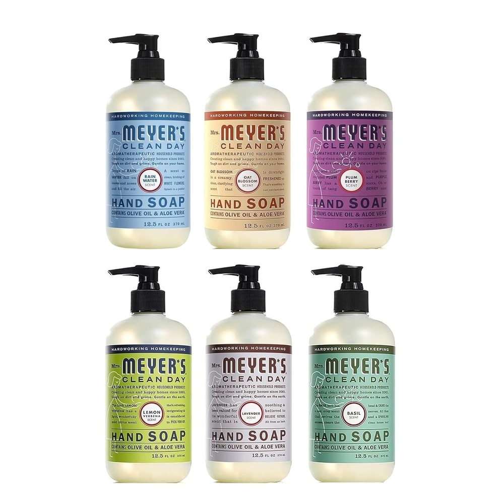 image:imageMRS MEYERS CLEAN DAY Hand Soap Made with Essential Oils Rhubarb 125 Fl Oz  Pack of 3Hand Soap