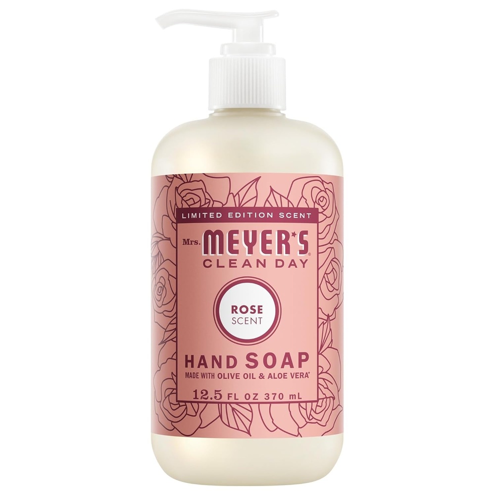 image:imageMRS MEYERS CLEAN DAY Hand Soap Made with Essential Oils Rhubarb 125 Fl Oz Pack of 3Rose