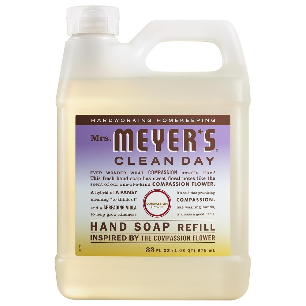 image:imageMRS MEYERS CLEAN DAY Hand Soap Refill Geranium Scent 33 Fl Oz BottleCompassion Flower