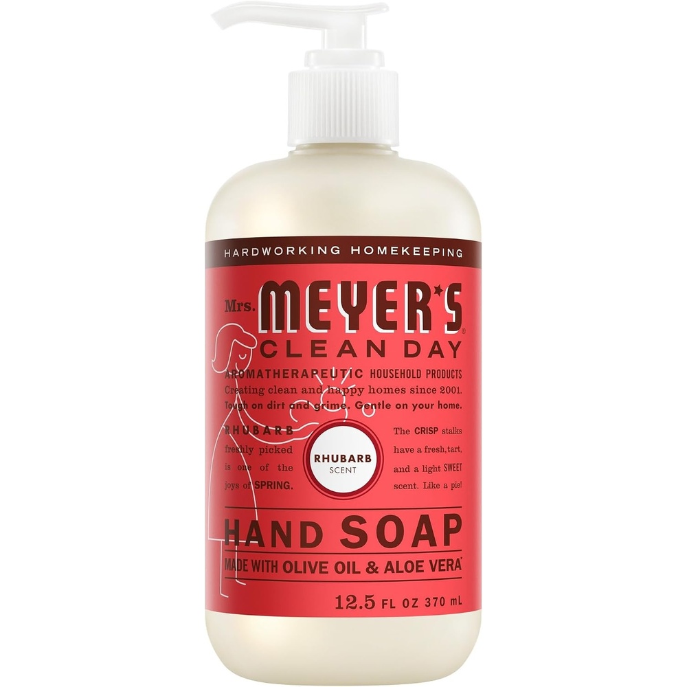 image:imageMRS MEYERS CLEAN DAY Hand Soap Rhubarb Scent 125 Fl Oz Bottle