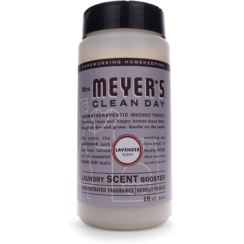 image:imageMRS MEYERS CLEAN DAY Laundry Booster Pair with Liquid Laundry Detergent Or Detergent Pods Honeysuckle 18 ozLavender