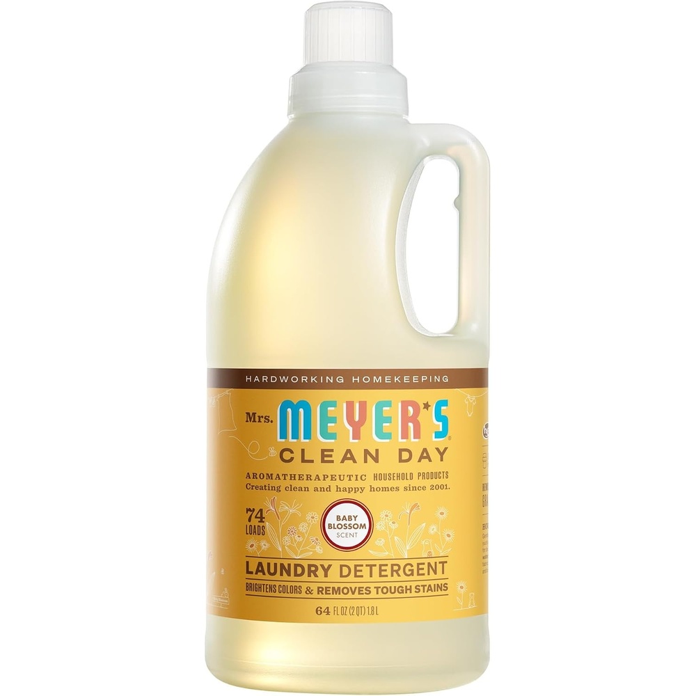 image:imageMRS MEYERS CLEAN DAY Laundry Detergent Lemon Verbena 64 fl ozBaby Blossom