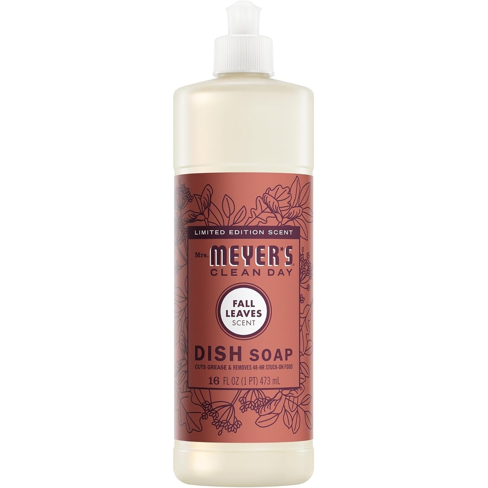 image:imageMRS MEYERS CLEAN DAY Liquid Dish Soap Apple Cider Scent 16 Fl Oz BottleFall Leaves