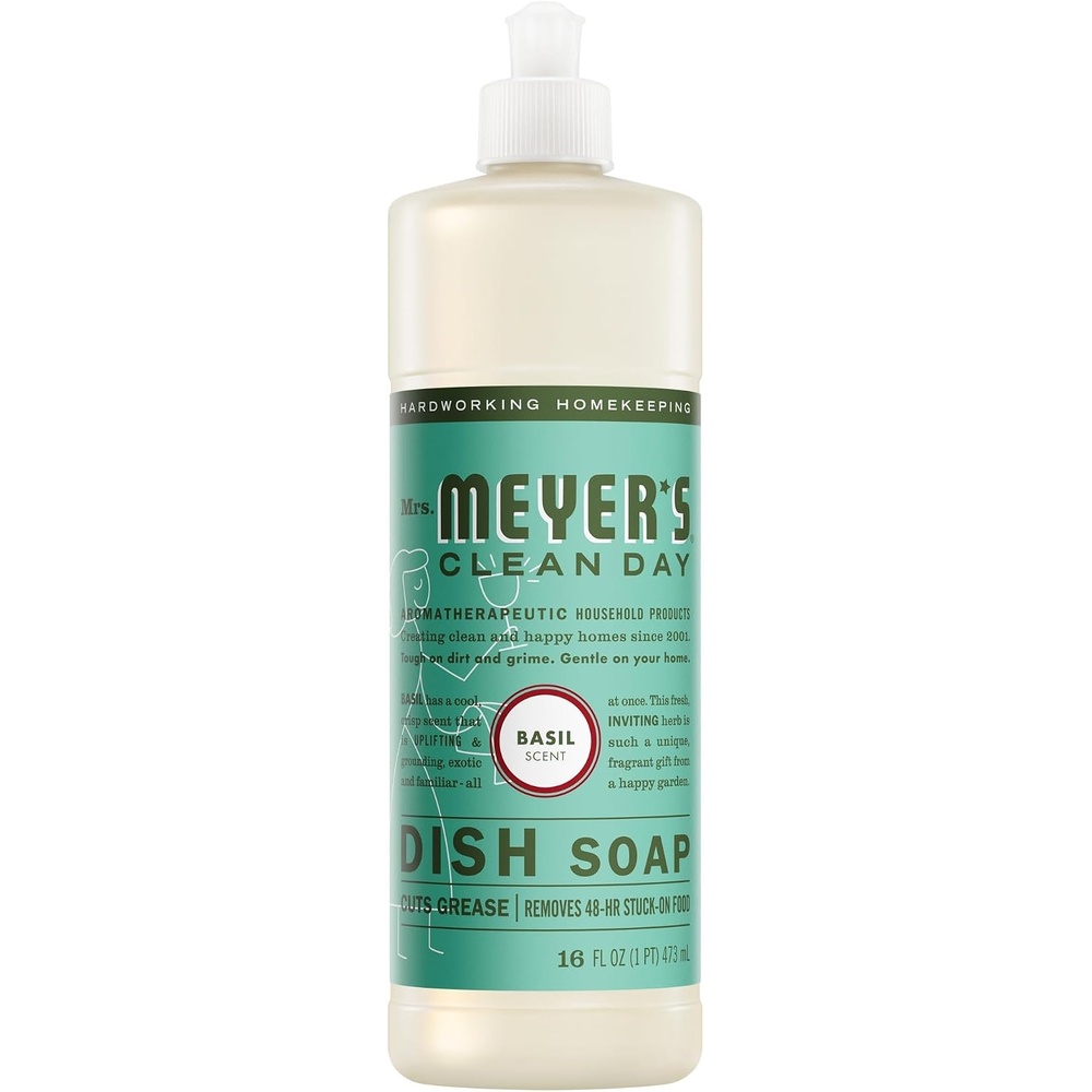 image:imageMRS MEYERS CLEAN DAY Liquid Dish Soap Basil 16 fl oz