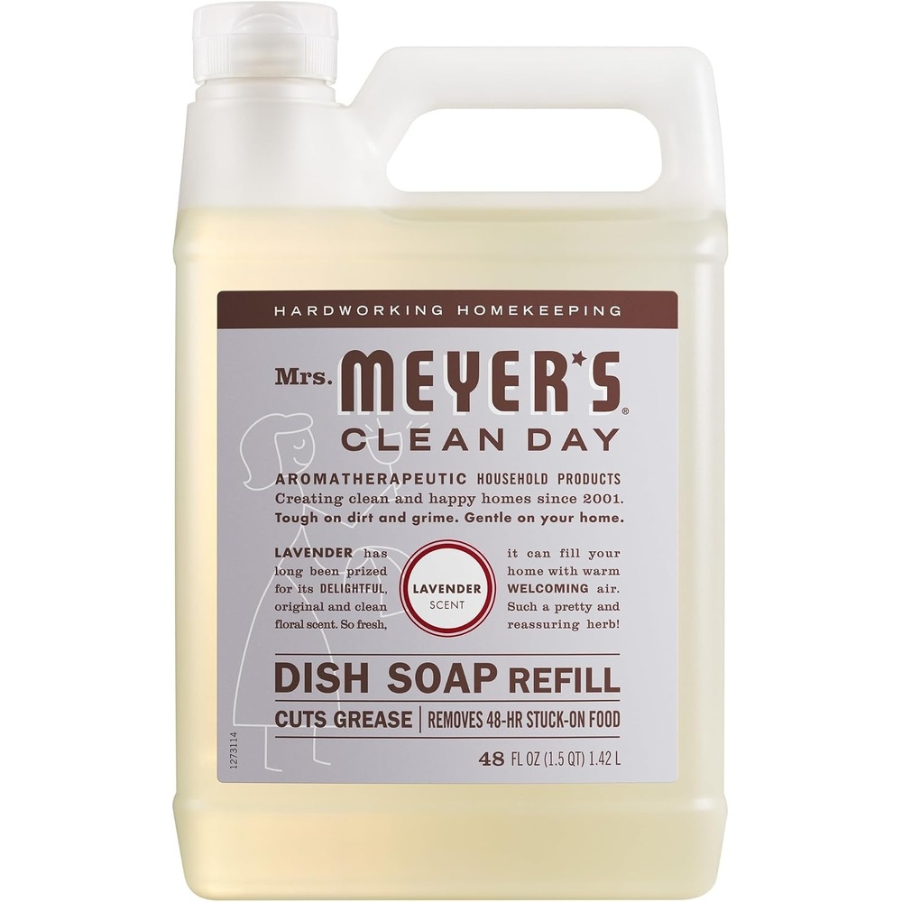 image:imageMRS MEYERS CLEAN DAY Liquid Dish Soap Refill Honeysuckle 48 fl ozLavender