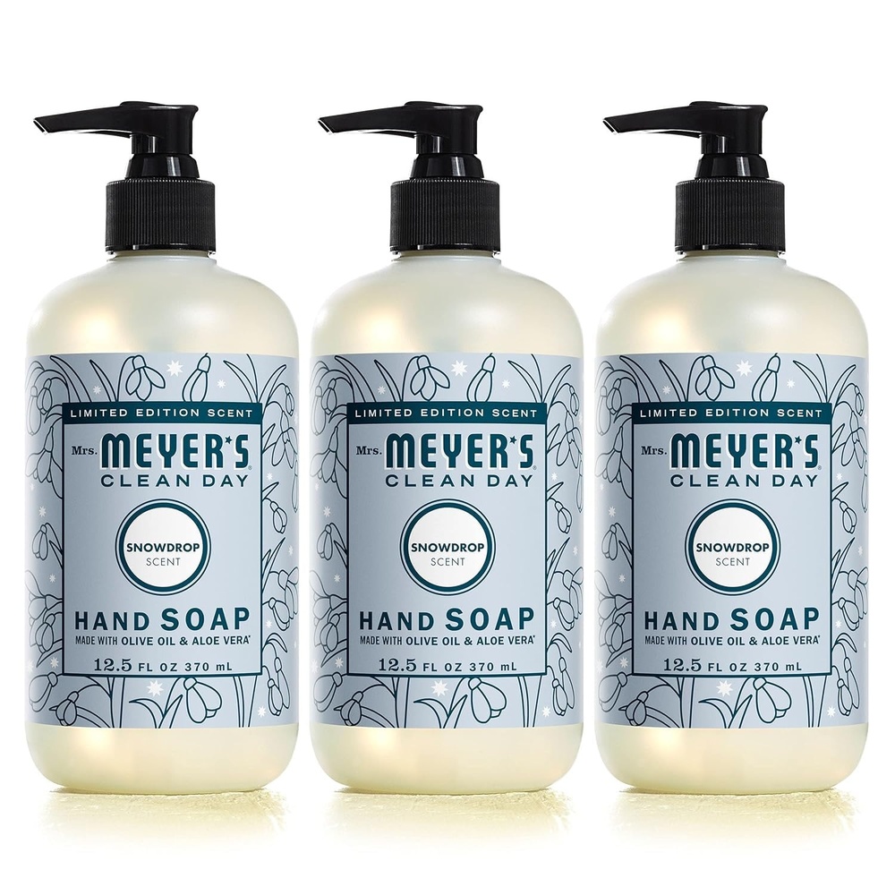 image:imageMRS MEYERS CLEAN DAY Liquid Hand Soap Apple Cider 125 fl oz 3 PackSnowdrop