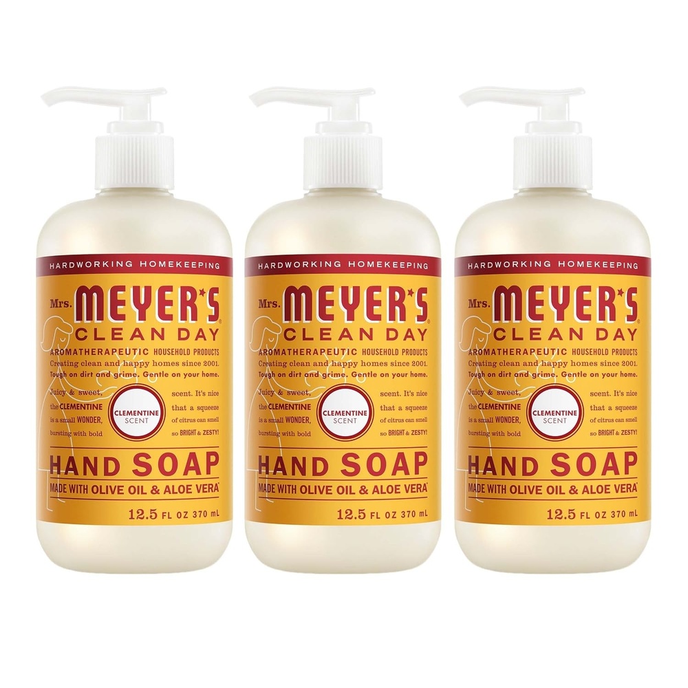 image:imageMRS MEYERS CLEAN DAY Liquid Hand Soap Lavender 125 fl oz 3 PackClementine