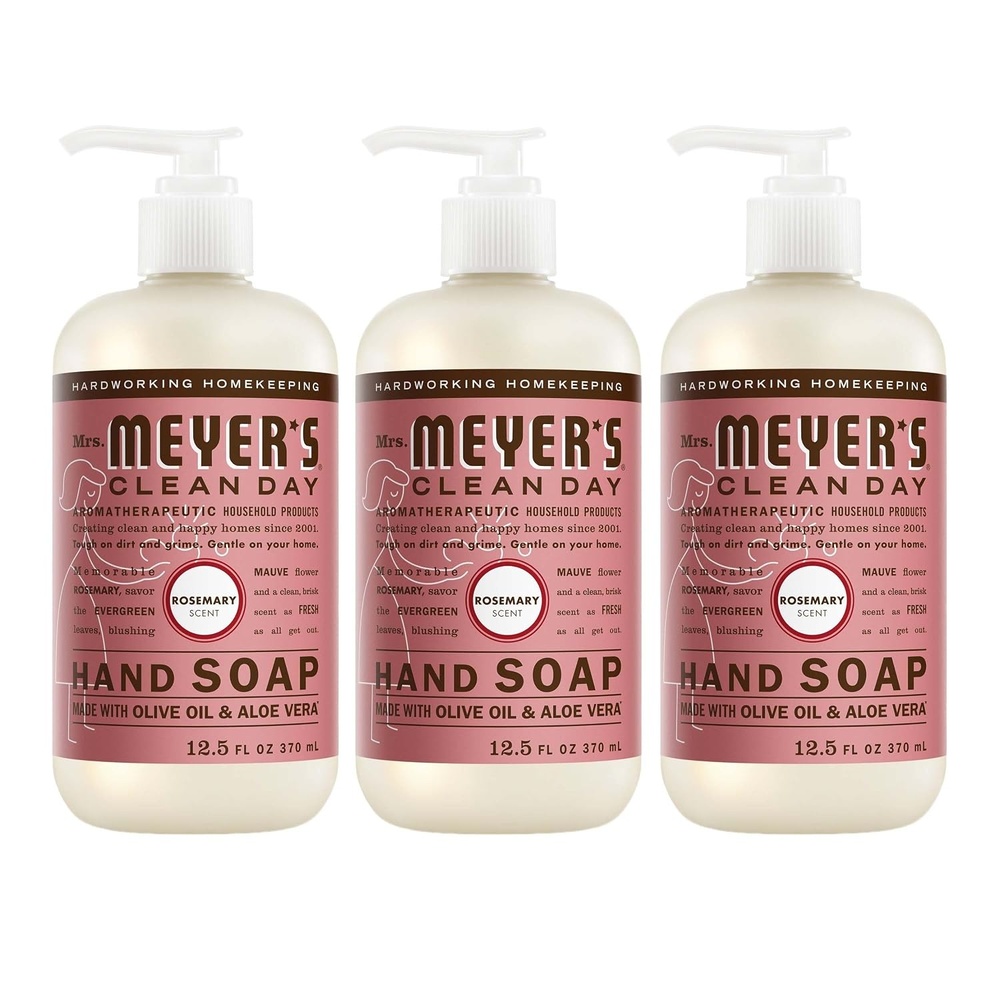 image:imageMRS MEYERS CLEAN DAY Liquid Hand Soap Lavender 125 fl oz 3 PackRosemary