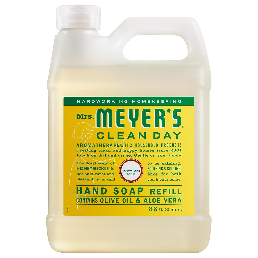 image:imageMRS MEYERS CLEAN DAY Liquid Hand Soap Refill Honeysuckle 33 Oz33 Fl Oz Pack of 1