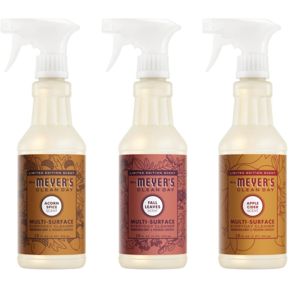 image:imageMRS MEYERS CLEAN DAY MultiSurface Cleaner Concentrate Basil 32 fl ozAcorn Spice Apple Cider Fall Leaves