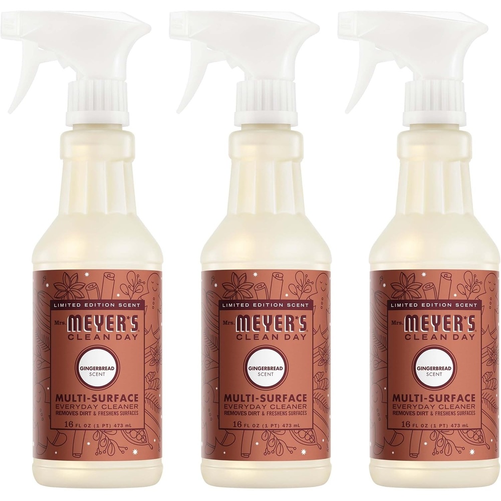 image:imageMRS MEYERS CLEAN DAY MultiSurface Cleaner Gingerbread 16 fl oz 3 Pack