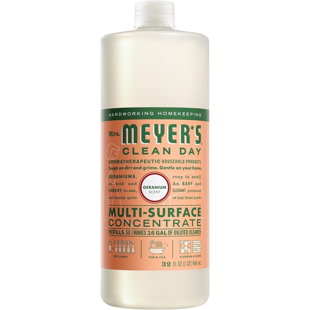image:imageMRS MEYERS CLEAN DAY MultiSurface Concentrate Basil 32 fl oz 2 PackGeranium