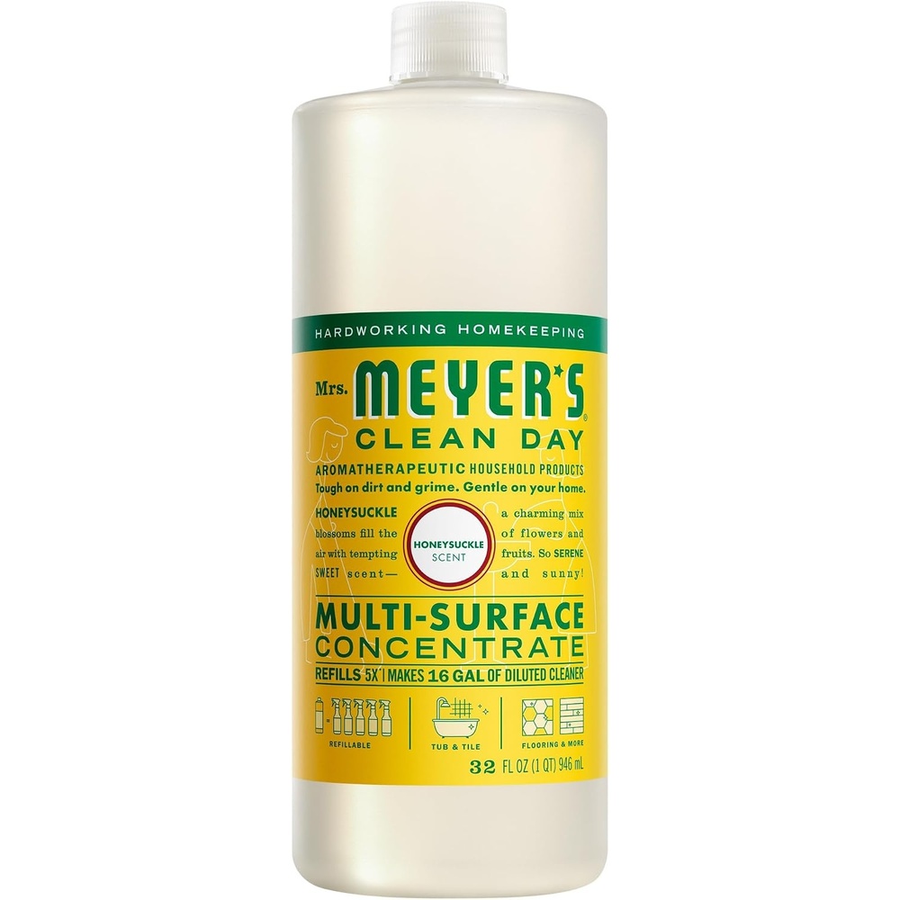 image:imageMRS MEYERS CLEAN DAY MultiSurface Concentrate Basil 32 fl oz 2 PackHoneysuckle