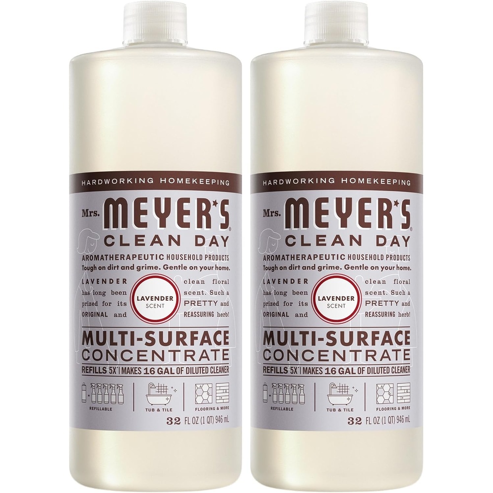image:imageMRS MEYERS CLEAN DAY MultiSurface Concentrate Basil 32 fl oz 2 PackLavender Concentrate