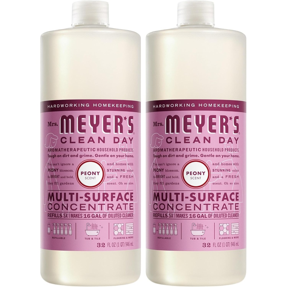 image:imageMRS MEYERS CLEAN DAY MultiSurface Concentrate Basil 32 fl oz 2 PackPeony