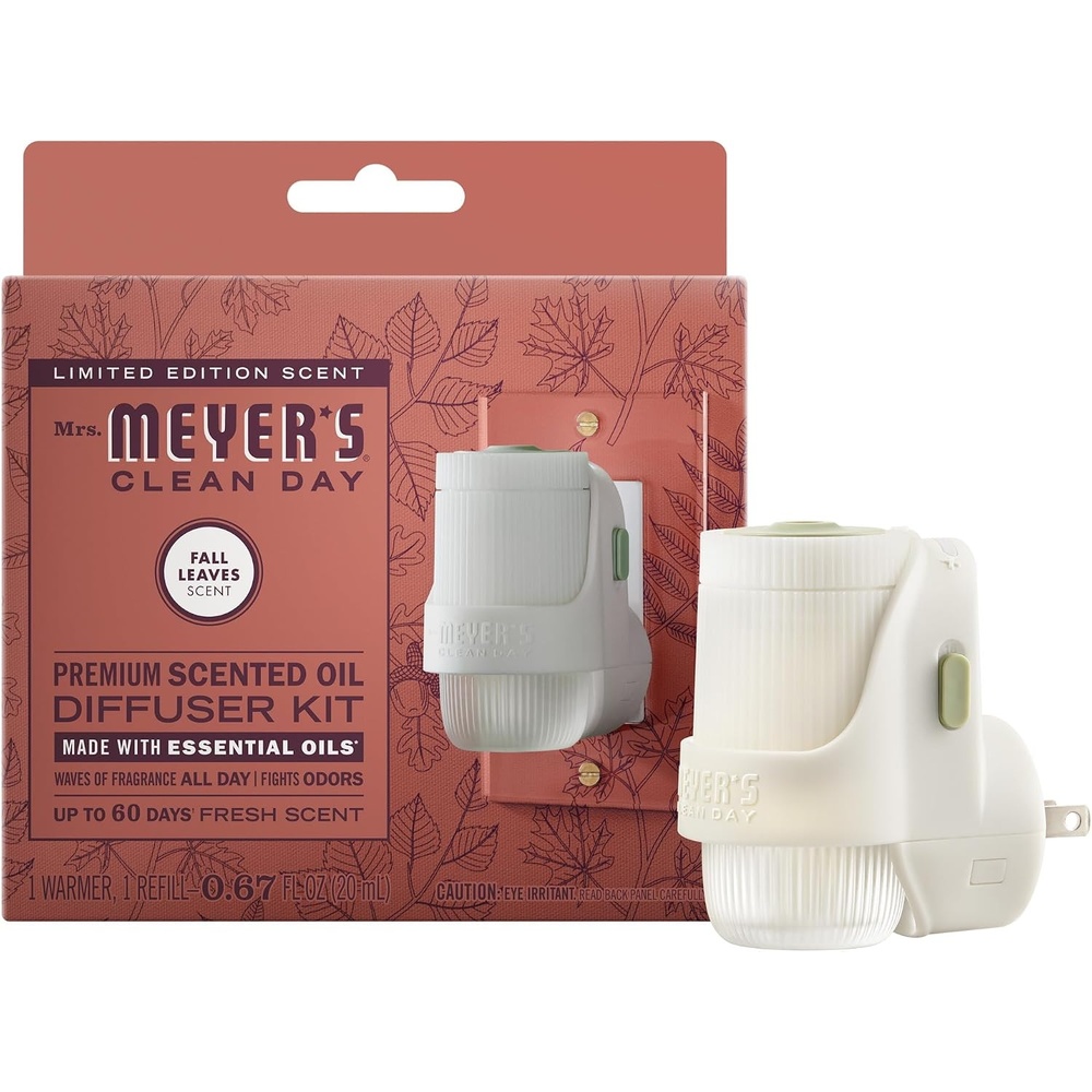 image:imageMRS MEYERS CLEAN DAY Scented Oil Lavender 1 Warmer and RefillFall Leaves