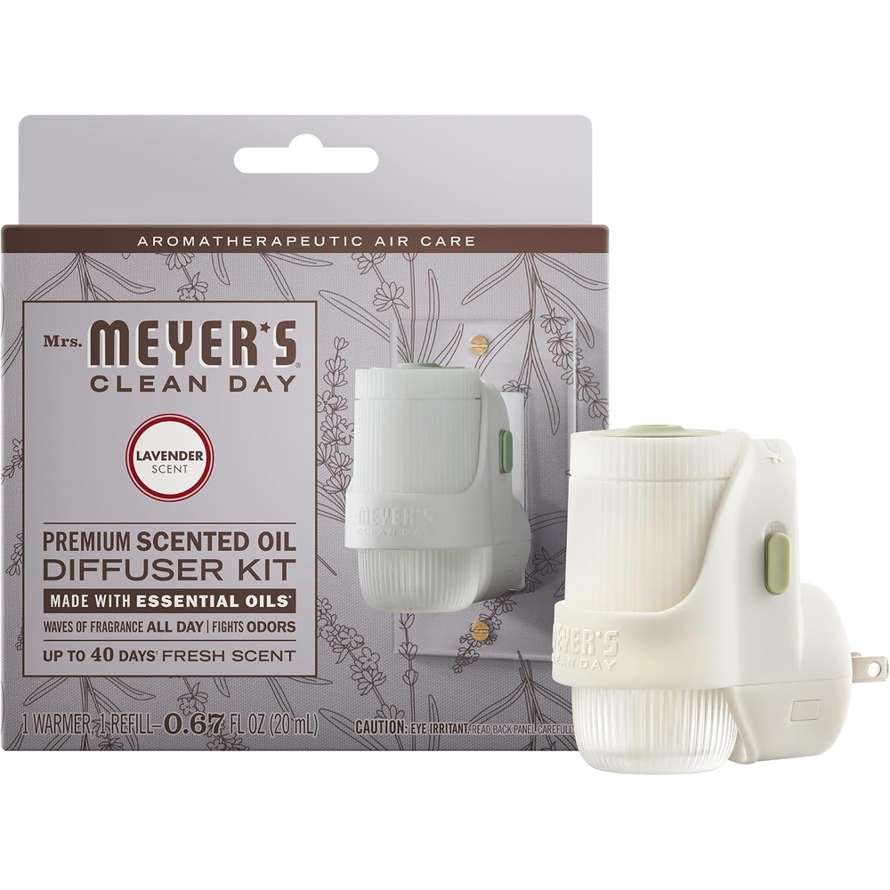 image:imageMRS MEYERS CLEAN DAY Scented Oil Lavender 1 Warmer and RefillLavender