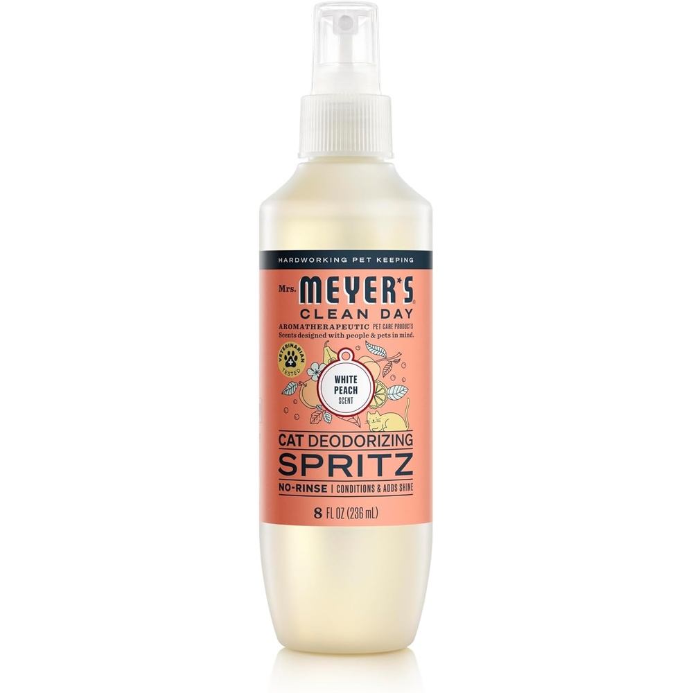 image:imageMRS MEYERS Clean Day Cat Deodorizing Spray Sweet Chamomile Scent 8ozWhite Peach