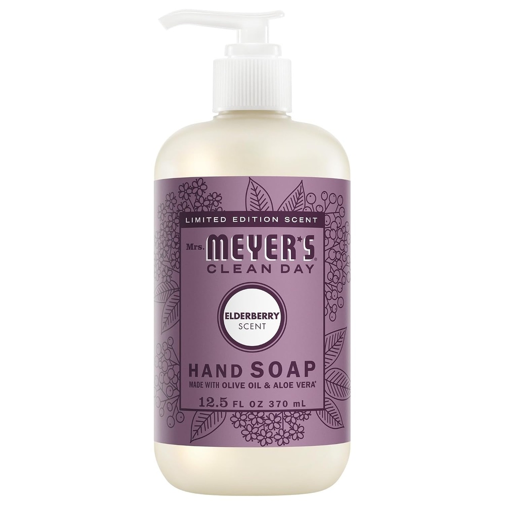 image:imageMrs MEYERS CLEAN DAY Hand Soap Elderberry Scent 125 Fl Oz Bottle125 Fl Oz Pack of 1