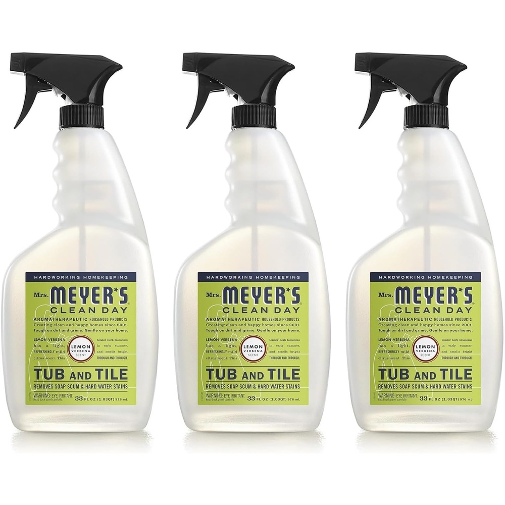image:imageMrs MEYERS Clean Day Tub and Tile Cleaner Lemon Verbena 33 Fluid Ounce Pack of 3