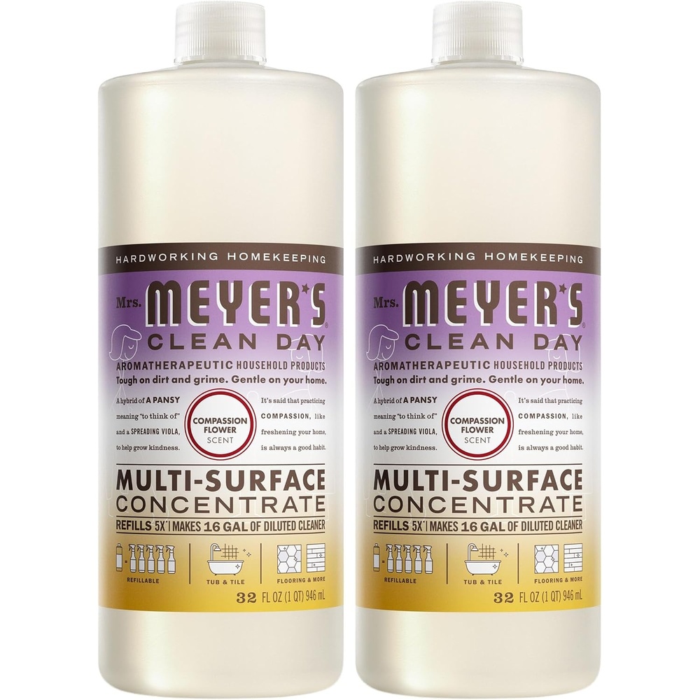 image:imageMrs Meyers MultiSurface Concentrate Lemon Verbena 32 OZ Pack of 2Compassion Flower