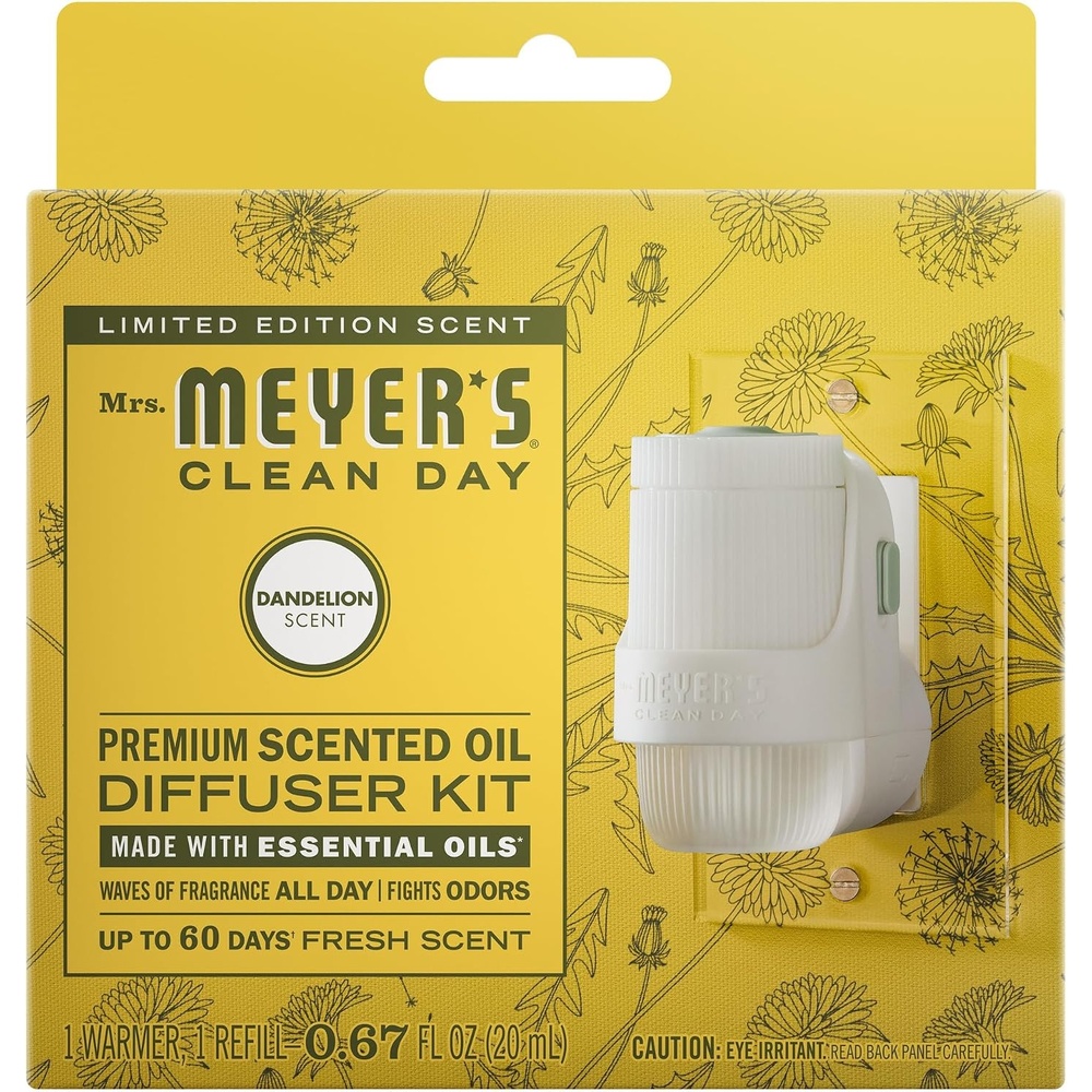 image:imageMrs Meyers Premium Scented Oil Diffuser Kit Refills Bundle Limited Edition Scents Acorn Spice amp Apple CiderDandelion