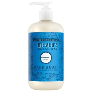 MRS. MEYER’S CLEAN DAY Hand Soap, Blueberry Scent, 12.5 Fl Oz Bottle(12.5 Fl Oz (Pack of 6))