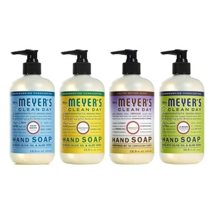 MRS. MEYER’S CLEAN DAY Hand Soap, Made with Essential Oils, Rhubarb, 12.5 Fl. Oz – Pack of 3(Fresh Bloom Variety)