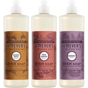 MRS. MEYER’S CLEAN DAY Liquid Dish Soap, Acorn Spice, 16 fl oz, 3 Pack(48 Fl Oz (Pack of 1))