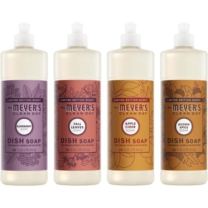 MRS. MEYER’S CLEAN DAY Liquid Dish Soap, Acorn Spice, 16 fl oz, 3 Pack(64 Fl Oz (Pack of 1))